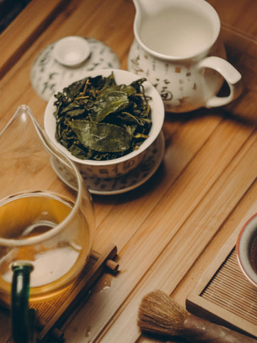 Cup of tea on a wood table
